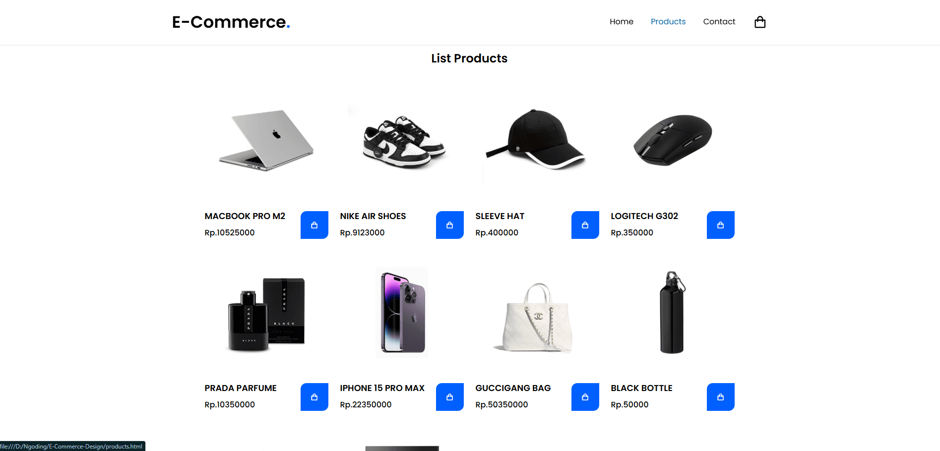 E-Commerce Design